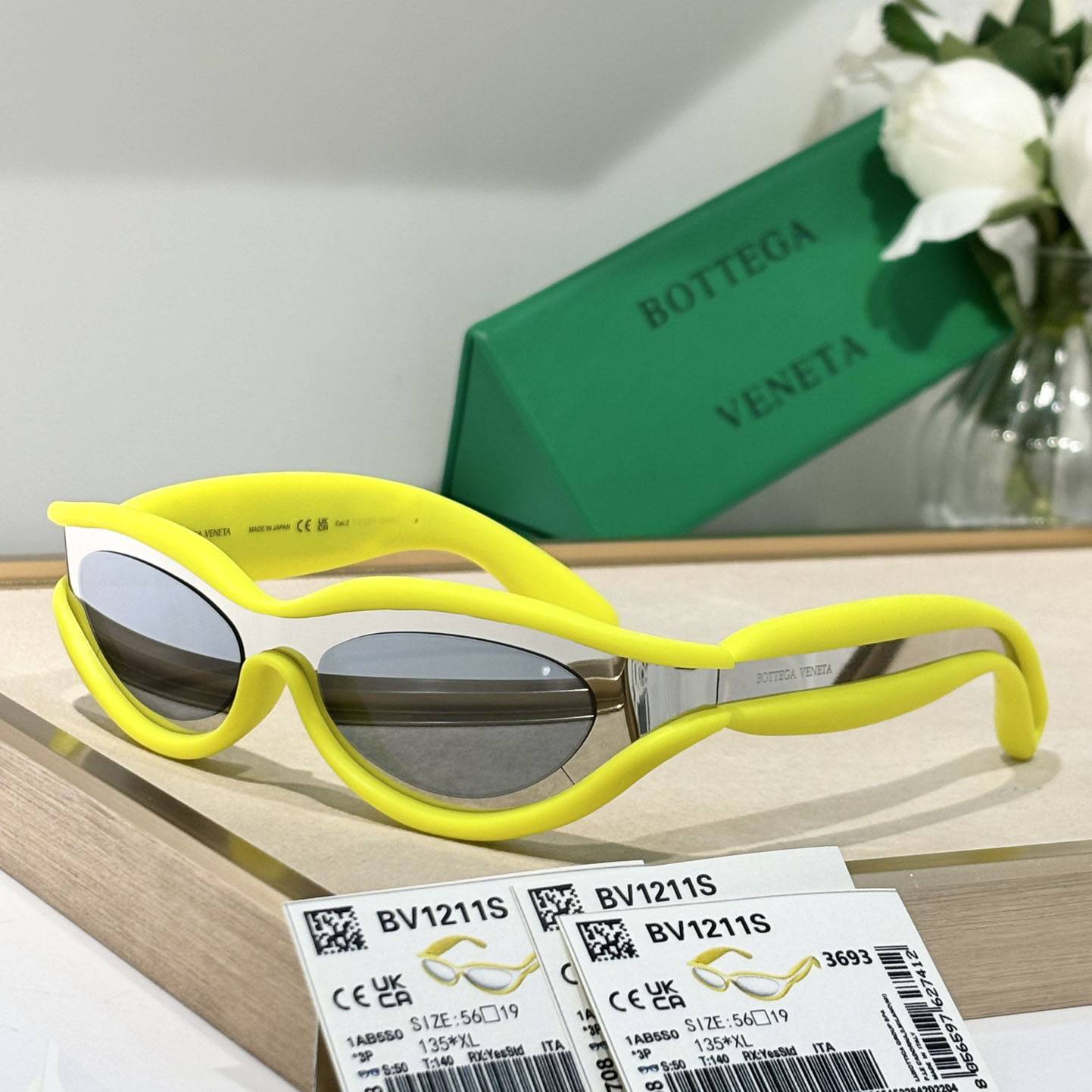 Bottega Veneta BV1211S Sunglasses    - FashionPlug