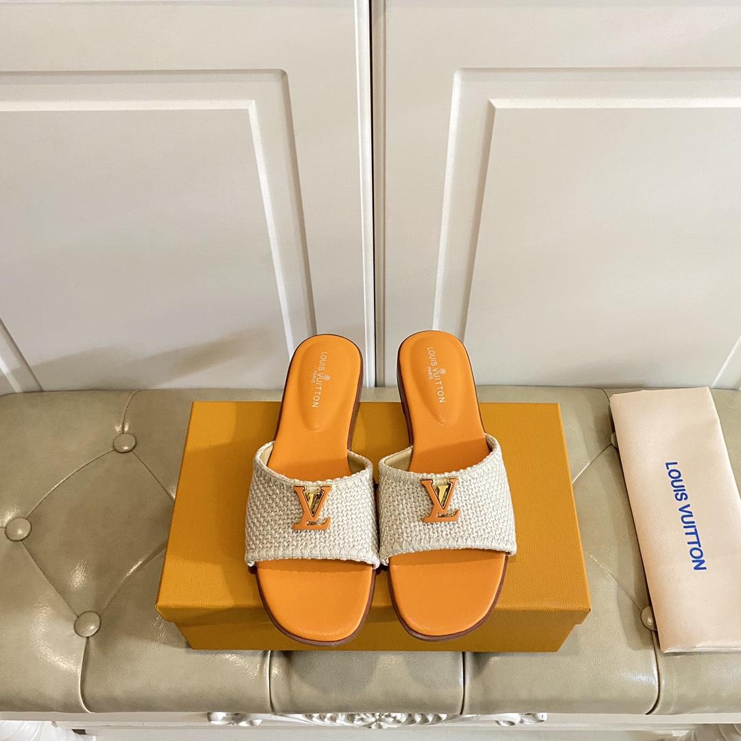 Louis Vuitton LV Capri Flat Mule   1ACZFV - FashionPlug