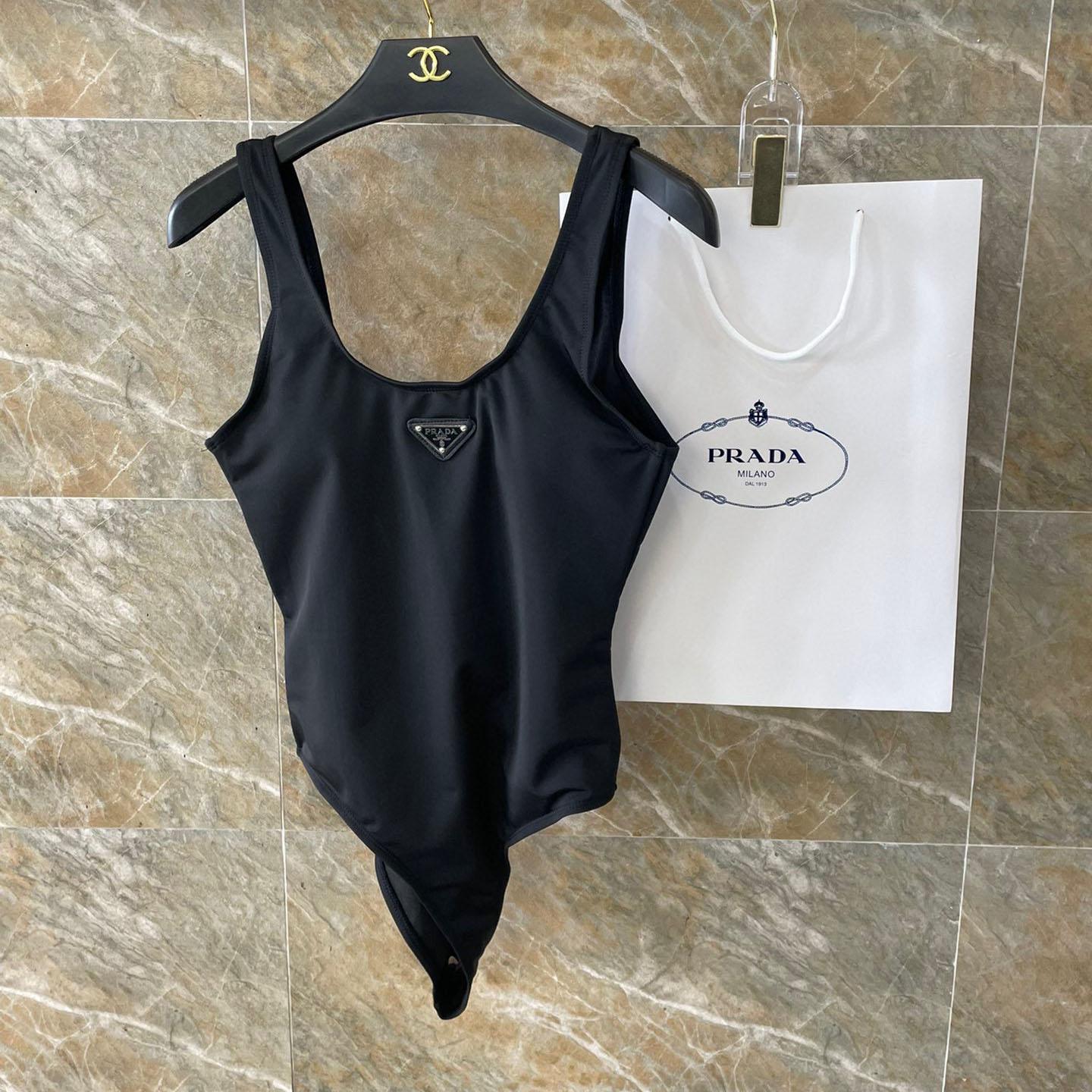 Prada Stretch Jersey Bodysuit - FashionPlug