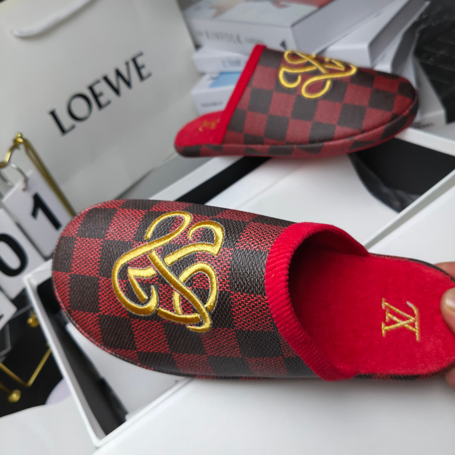 Louis Vuitton LV Palace Slipper   1ACNJ7 - FashionPlug