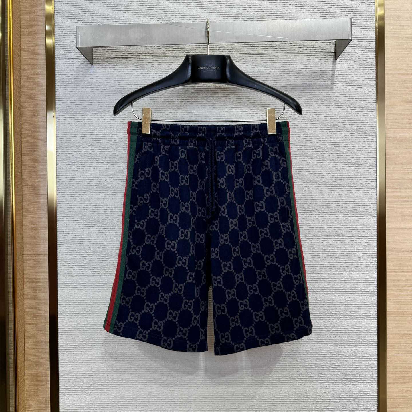 Gucci GG Jersey Cotton Jogging Shorts - FashionPlug
