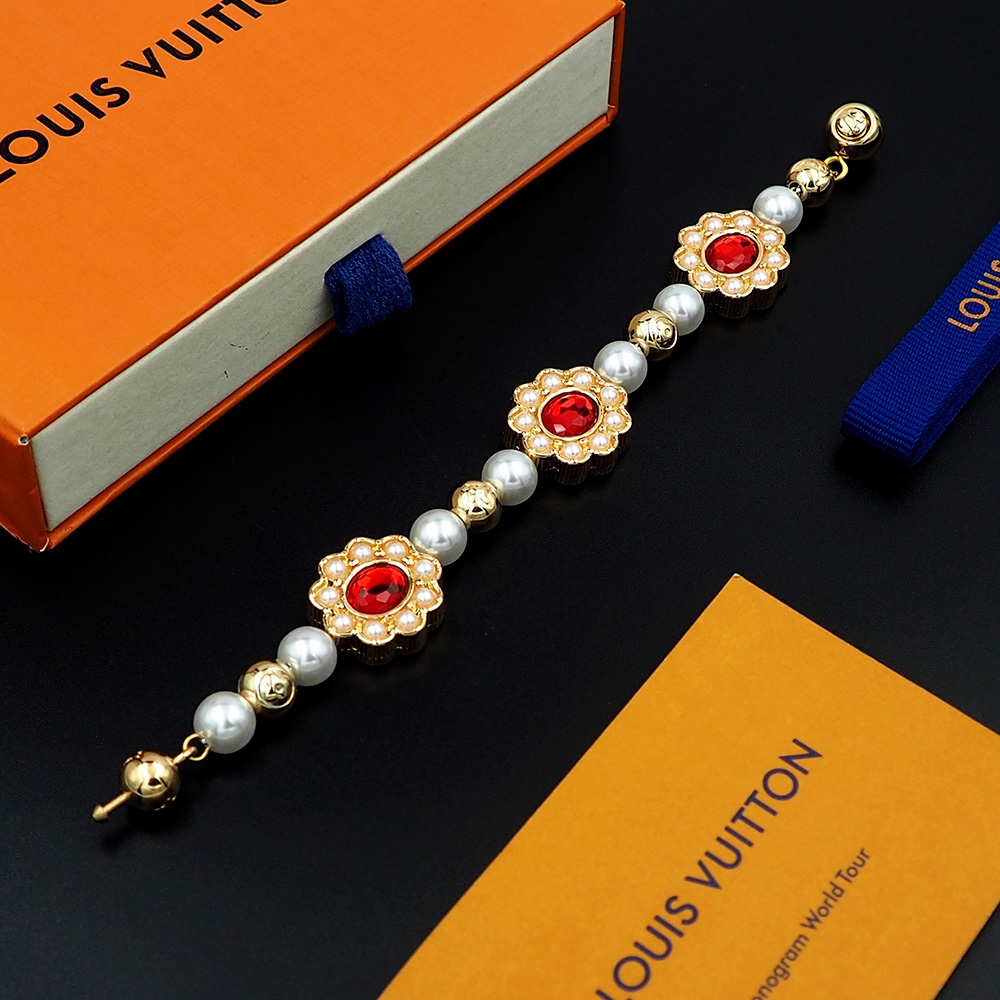 Louis Vuitton LV Dynasty Flower Bracelet - FashionPlug