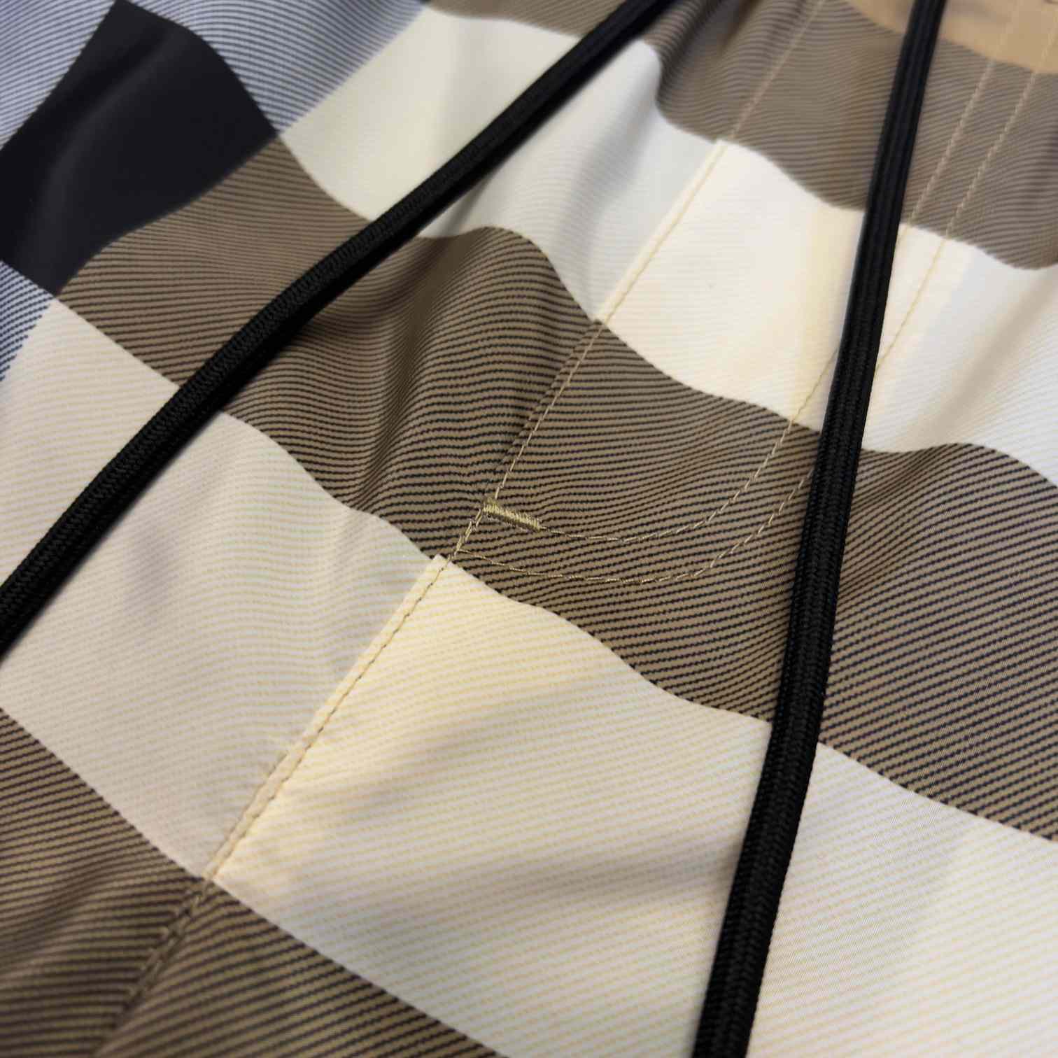 Burberry Checkered Twill Swim Shorts - FashionPlug