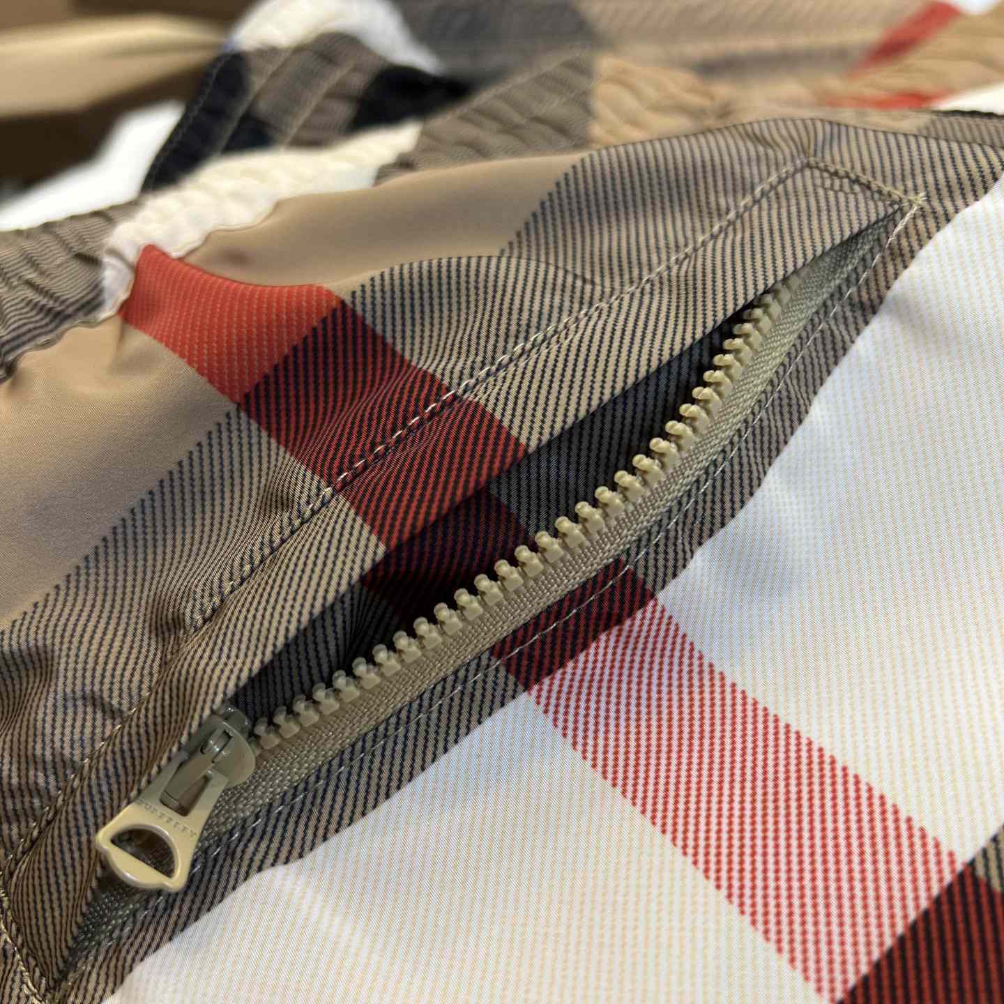 Burberry Checkered Twill Swim Shorts - FashionPlug