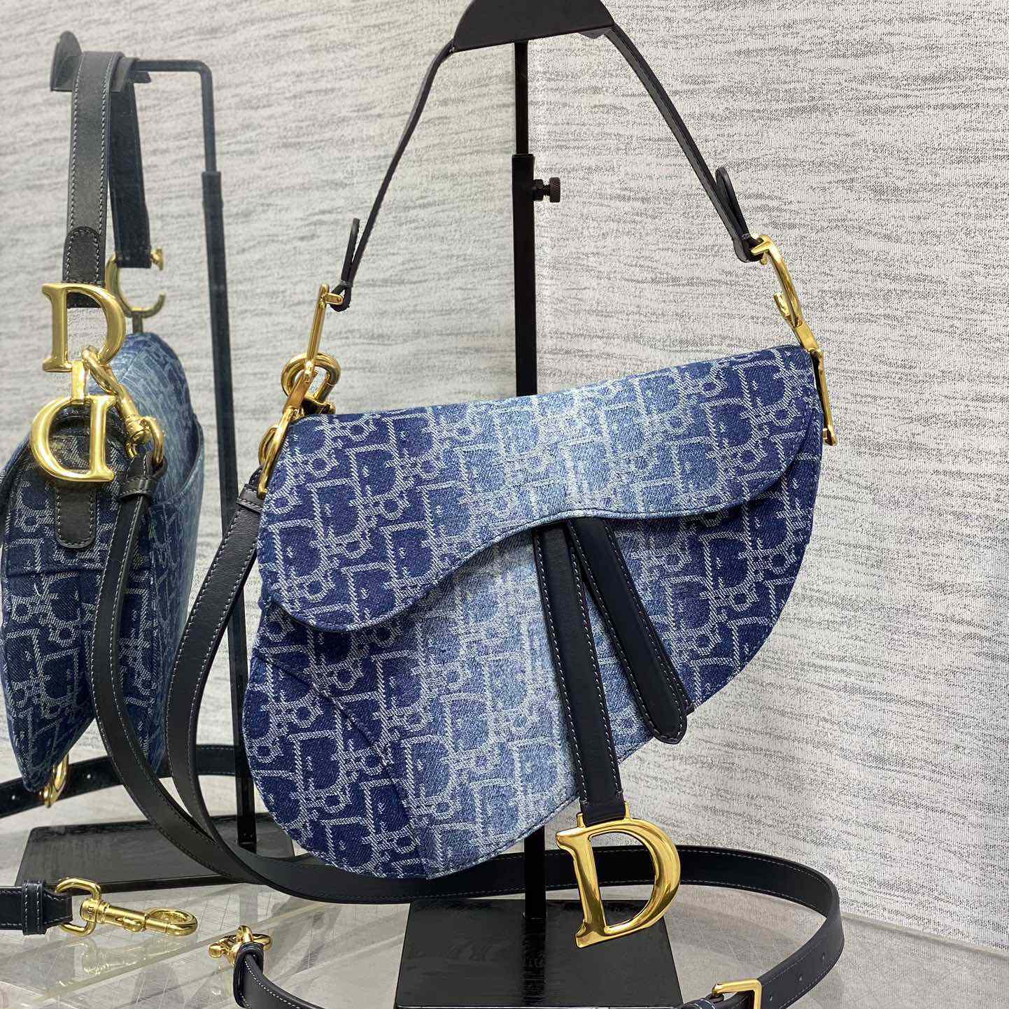 Dior Saddle Bag With Strap   - FashionPlug