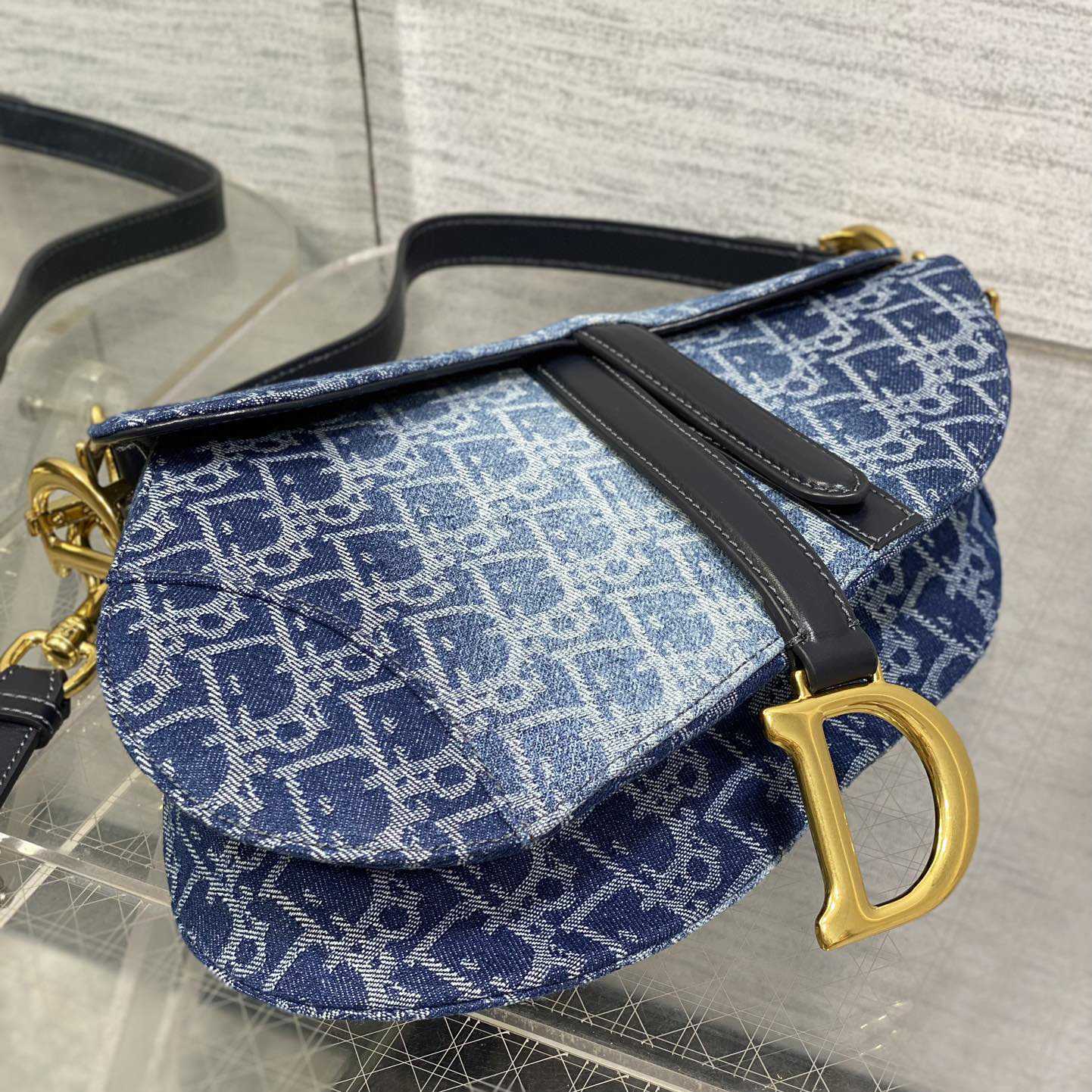 Dior Saddle Bag With Strap   - FashionPlug