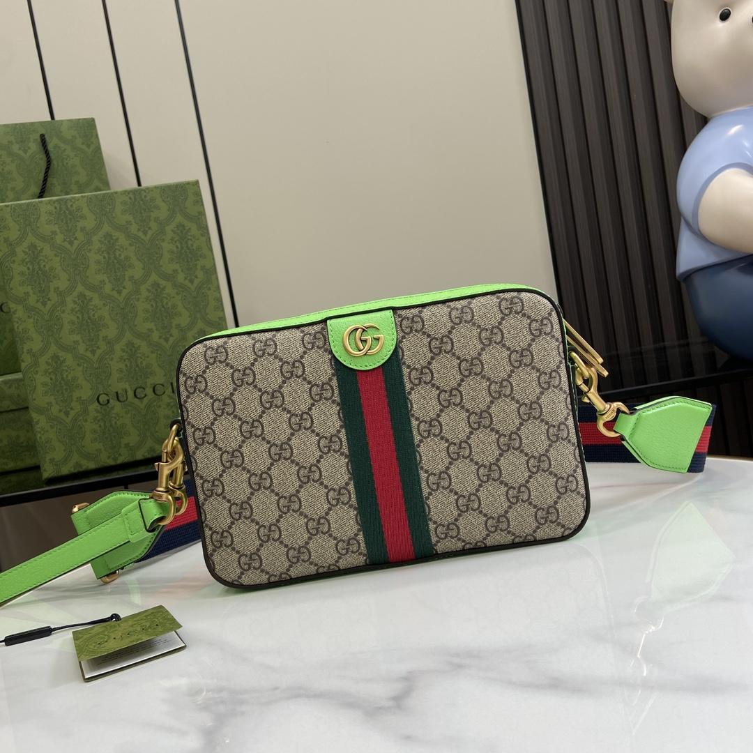 Gucci Ophidia GG Small Crossbody Bag  - FashionPlug