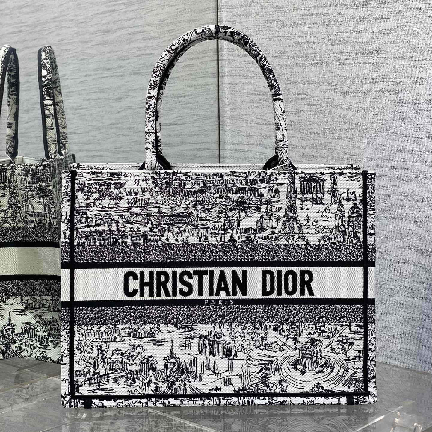 Dior Medium Dior Book Tote    - FashionPlug