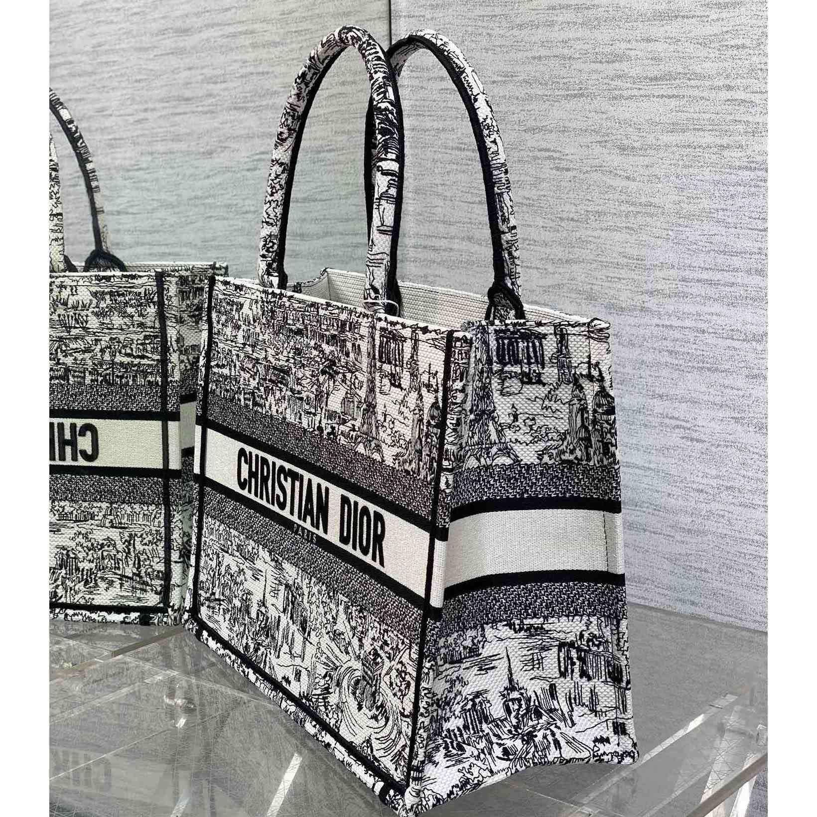 Dior Medium Dior Book Tote    - FashionPlug