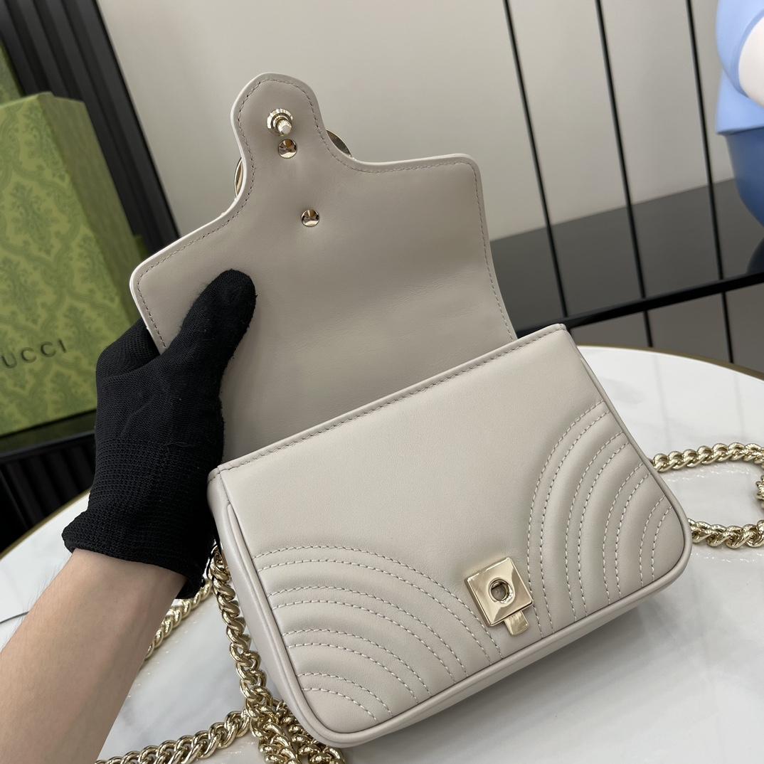 Gucci GG Marmont Mini Top Handle Bag - FashionPlug