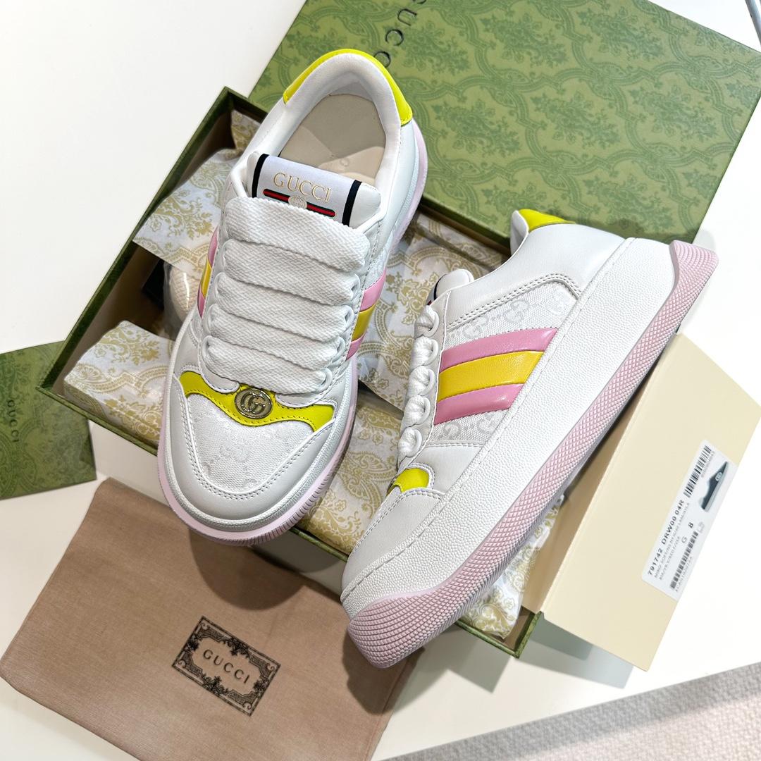 Gucci Screener Trainer With Web - FashionPlug