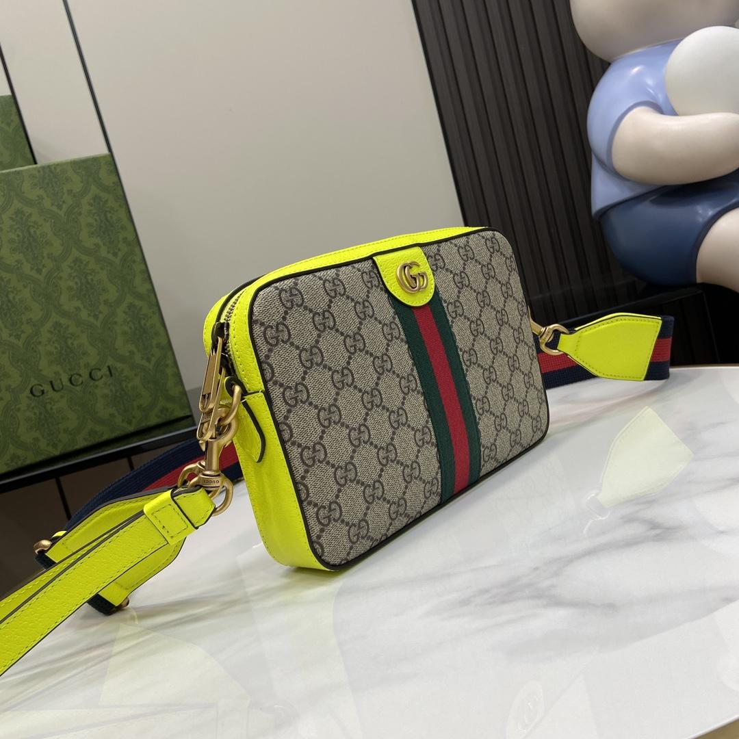 Gucci Ophidia GG Small Crossbody Bag  - FashionPlug