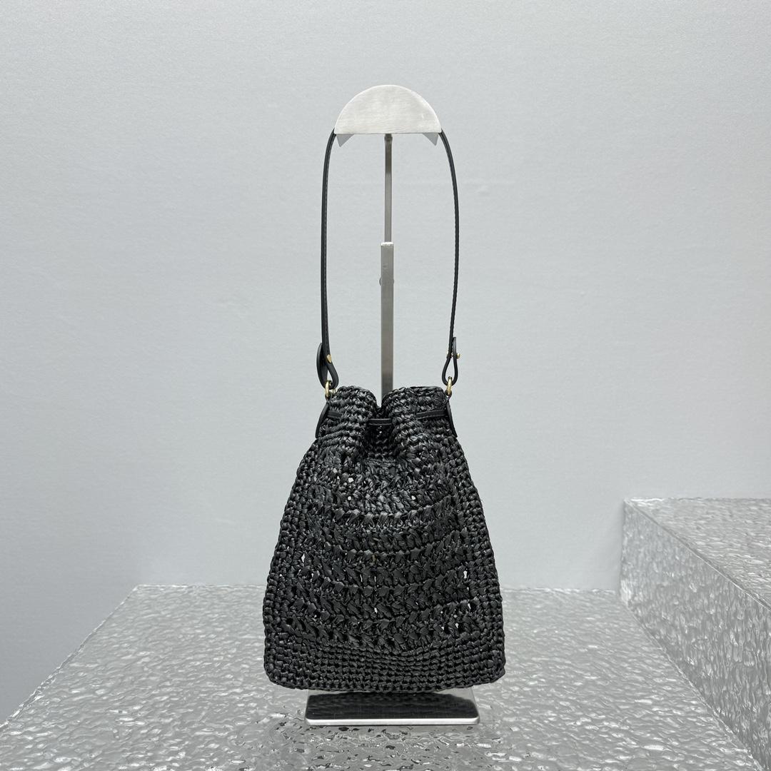 Miu Miu Woven Fabric Mini-bag - FashionPlug