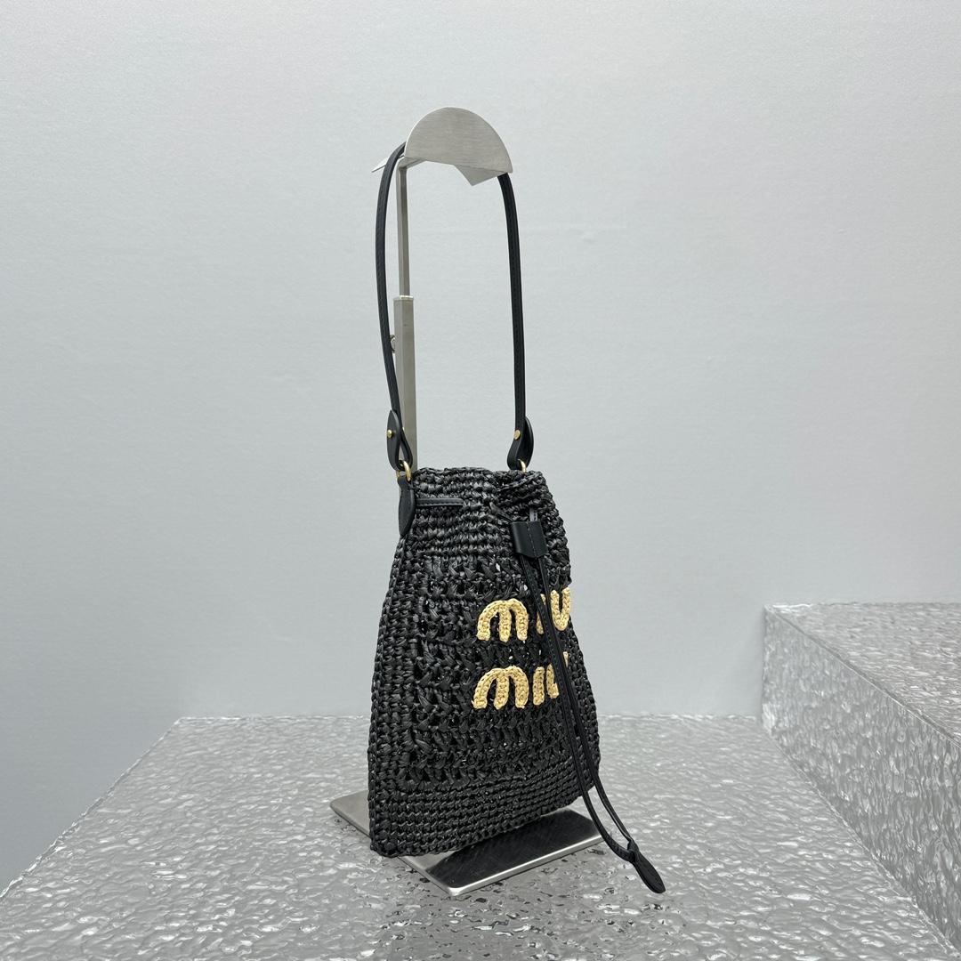 Miu Miu Woven Fabric Mini-bag - FashionPlug