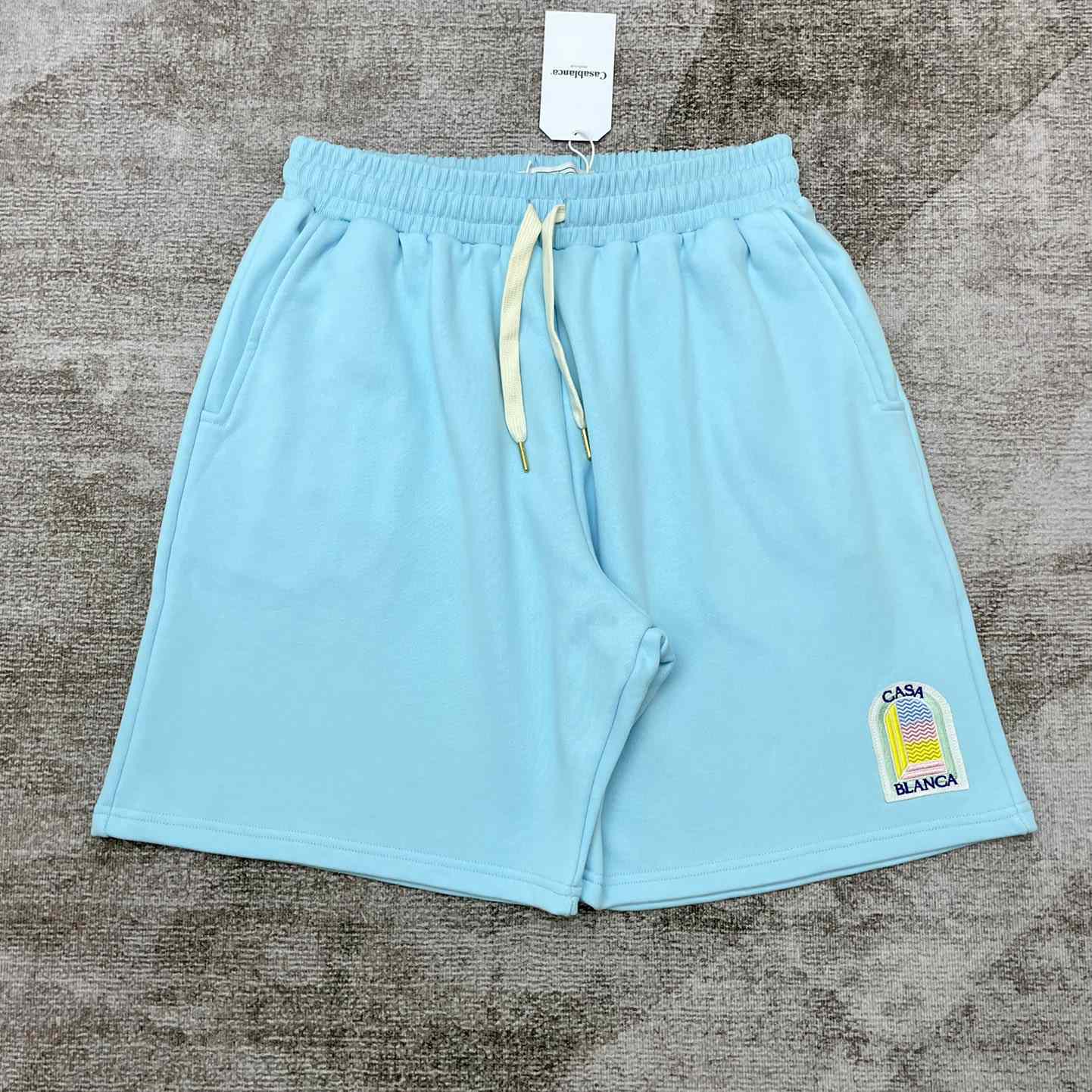 Casablanca Sweat Shorts   c858 - FashionPlug