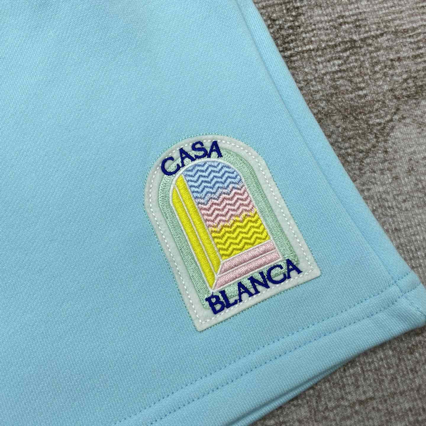 Casablanca Sweat Shorts   c858 - FashionPlug