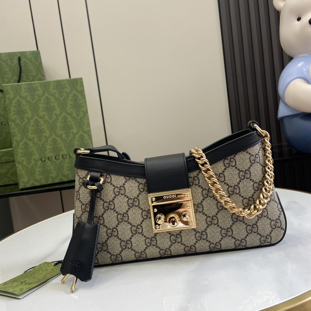 Gucci Padlock Small Shoulder Bag - FashionPlug