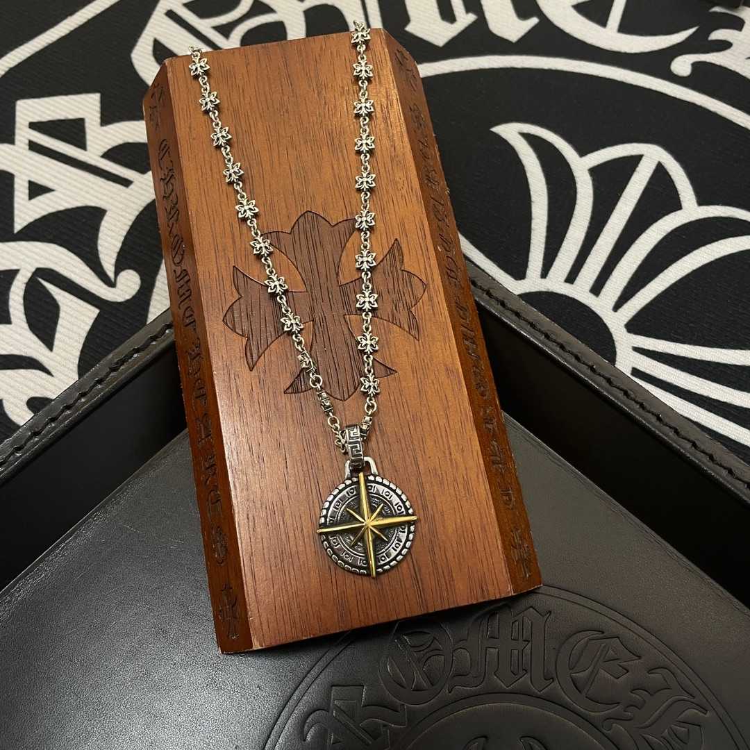 Chrome Heart Necklace   - FashionPlug