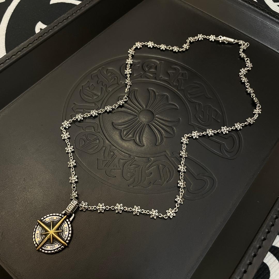 Chrome Heart Necklace   - FashionPlug