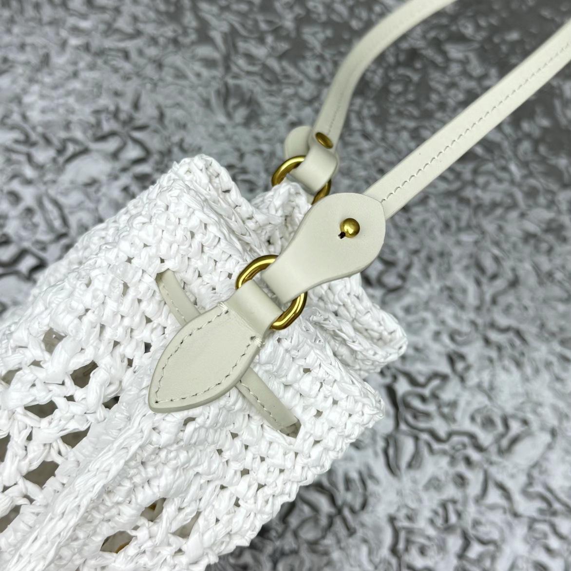 Miu Miu Woven Fabric Mini-bag - FashionPlug