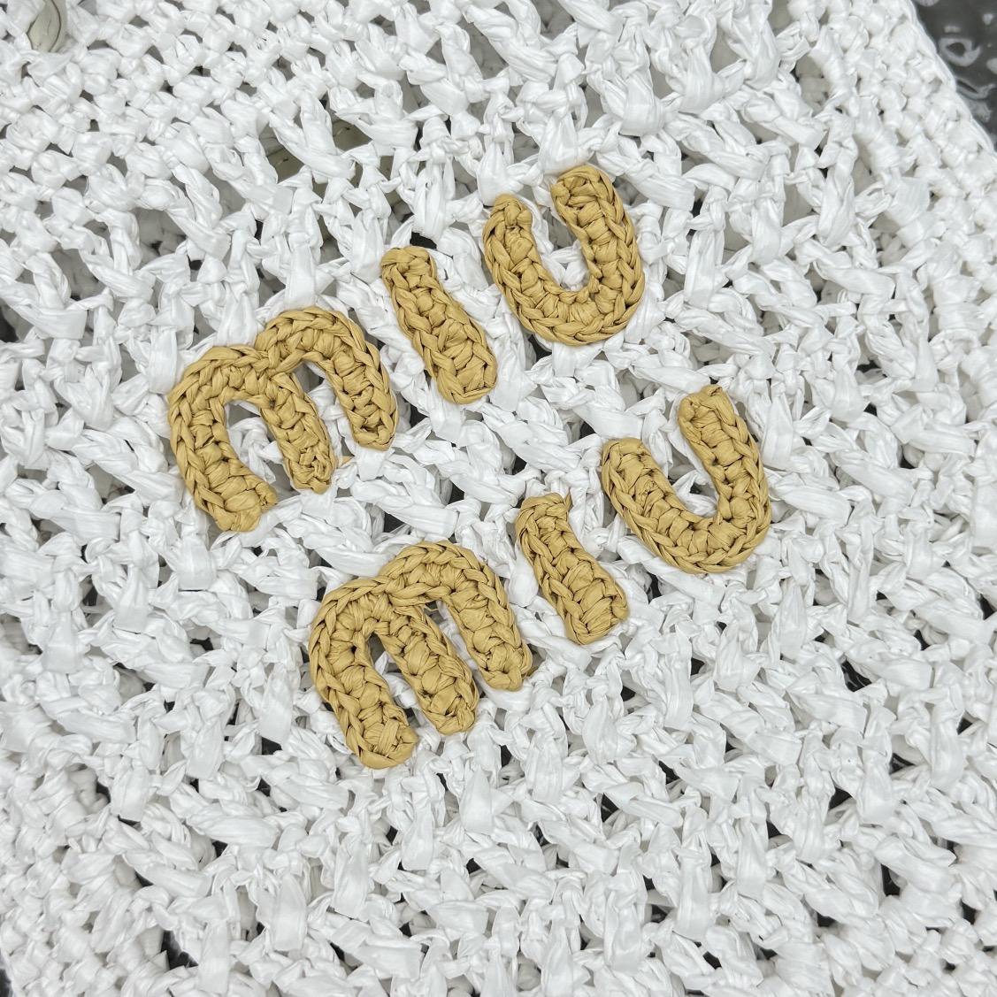 Miu Miu Woven Fabric Mini-bag - FashionPlug