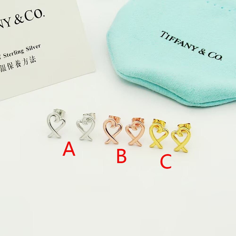 Tiffany & Co. Paloma Picasso Loving Heart Earrings - FashionPlug