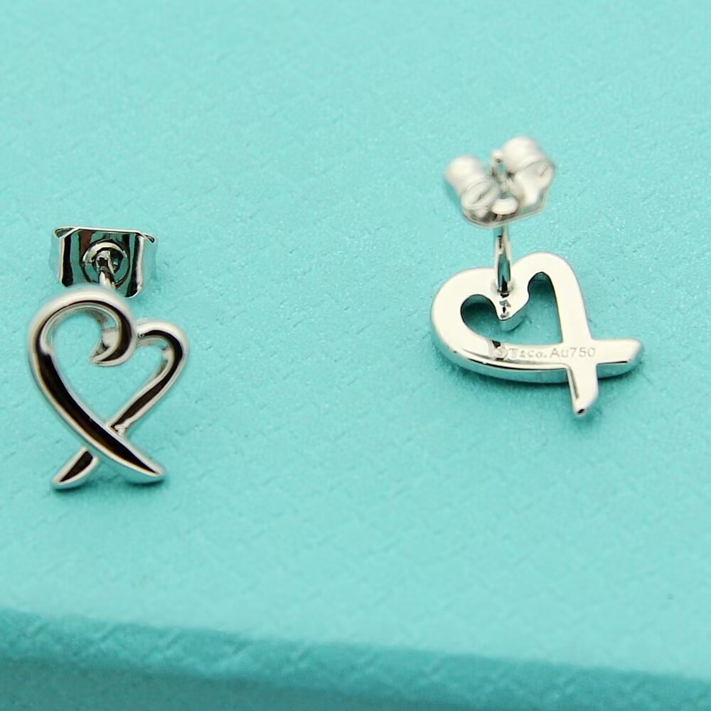 Tiffany & Co. Paloma Picasso Loving Heart Earrings - FashionPlug