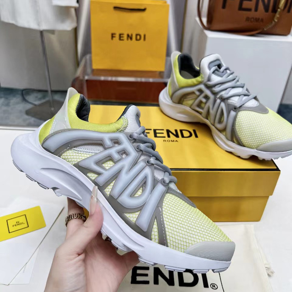 Fendi Tag Sneakers - FashionPlug