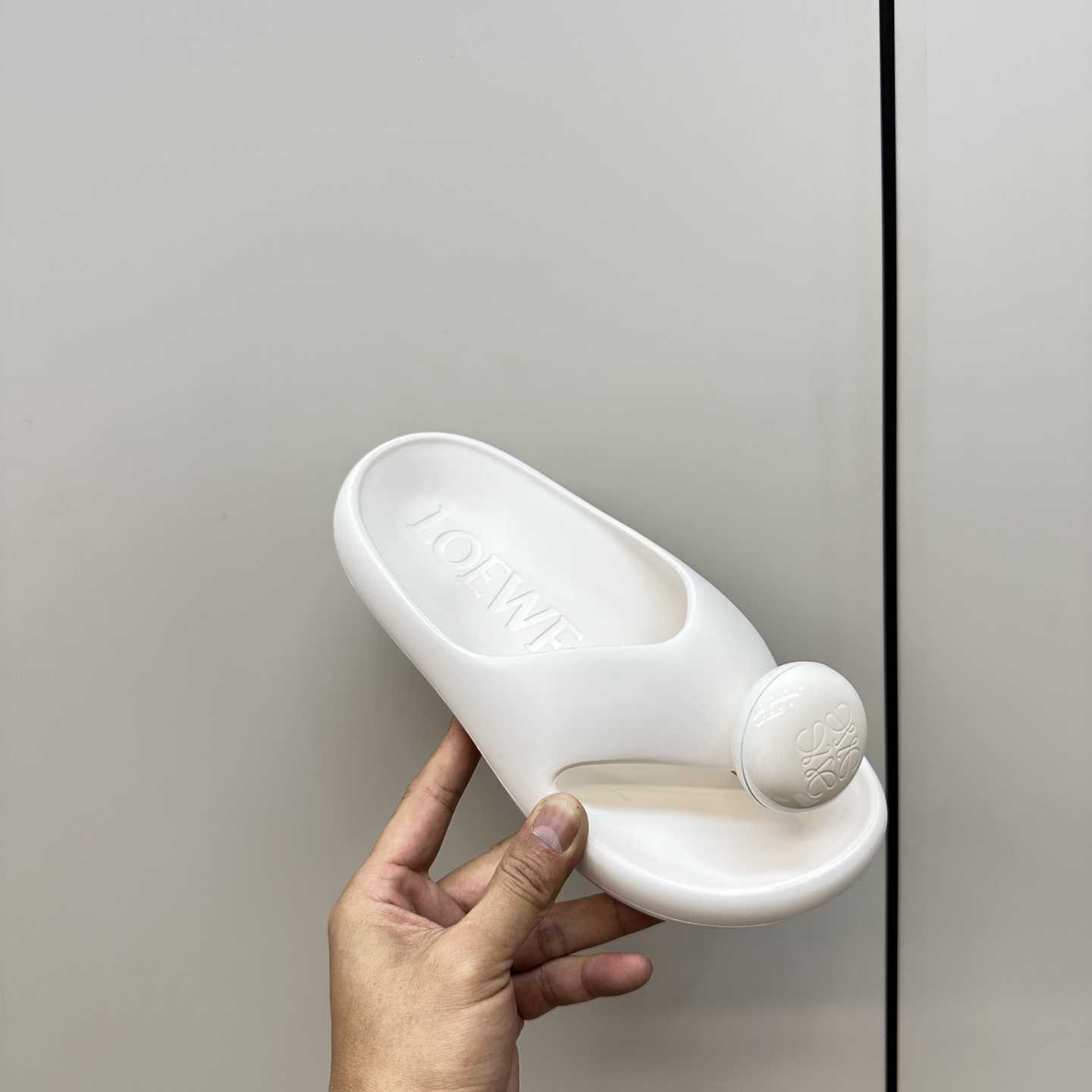Loewe Paula's Ibiza Bubble Rubber Thong Sandals - FashionPlug