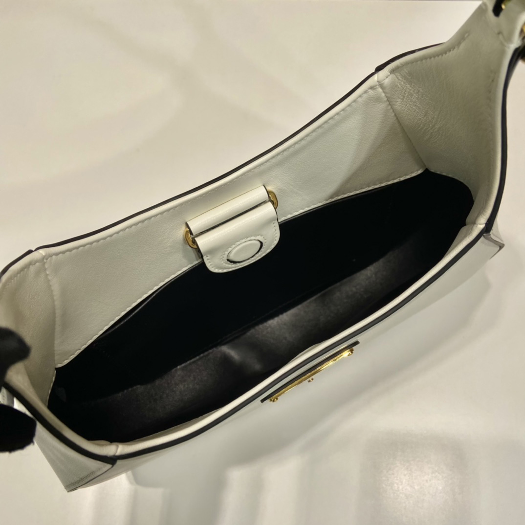 Prada Leather Shoulder Bag（27x19x5cm） - FashionPlug