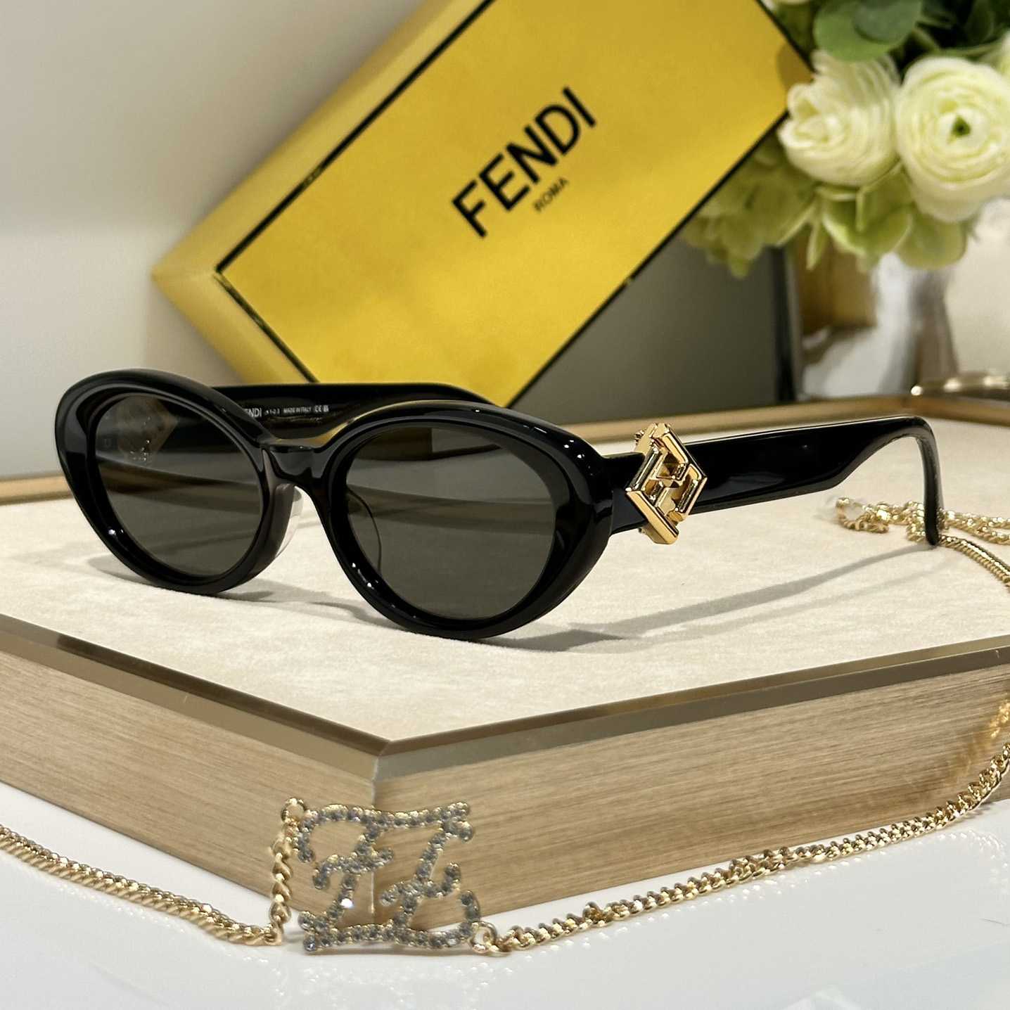 Fendi Diamonds Acetate Sunglasses    FE40140U - FashionPlug