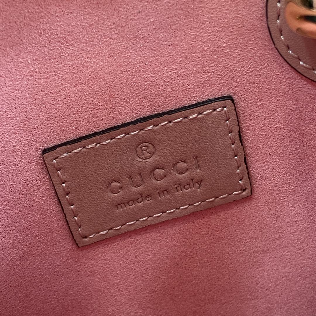 Gucci GG Super Mini Bag With Strap - FashionPlug