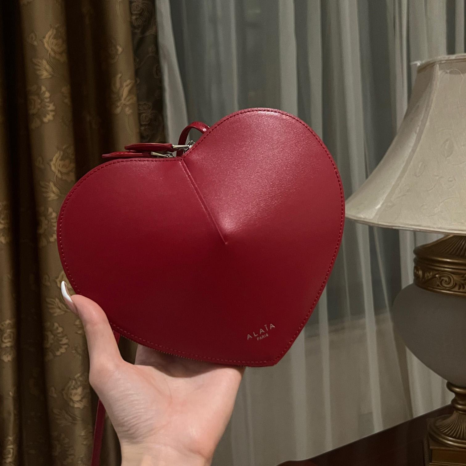 Alaia Le Cœur Bag In Calfskin  - FashionPlug