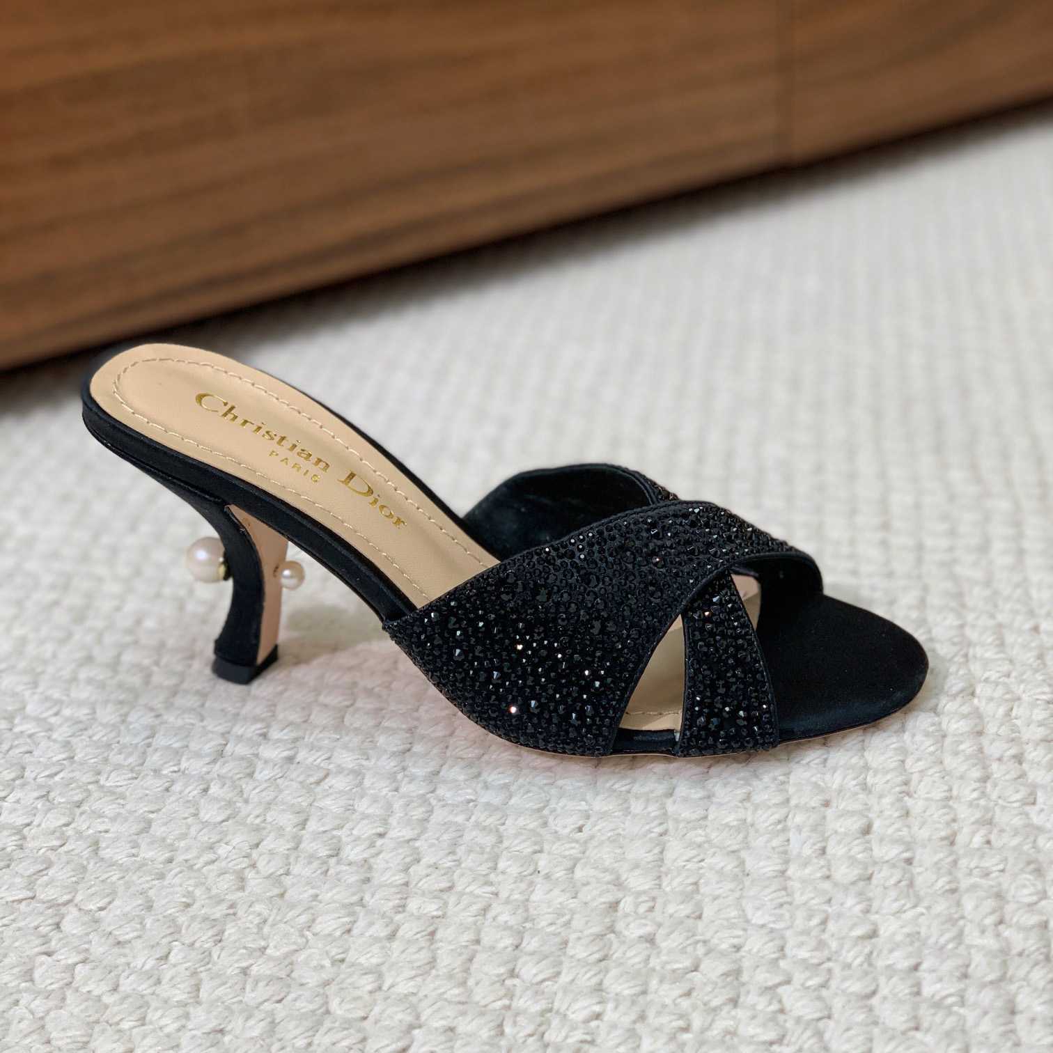 Dior Tribales Heeled Slide - FashionPlug