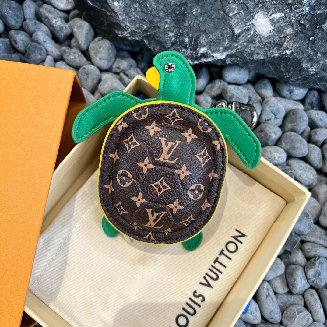 Louis Vuitton LV Turtle Pouch Bag Charm   - FashionPlug