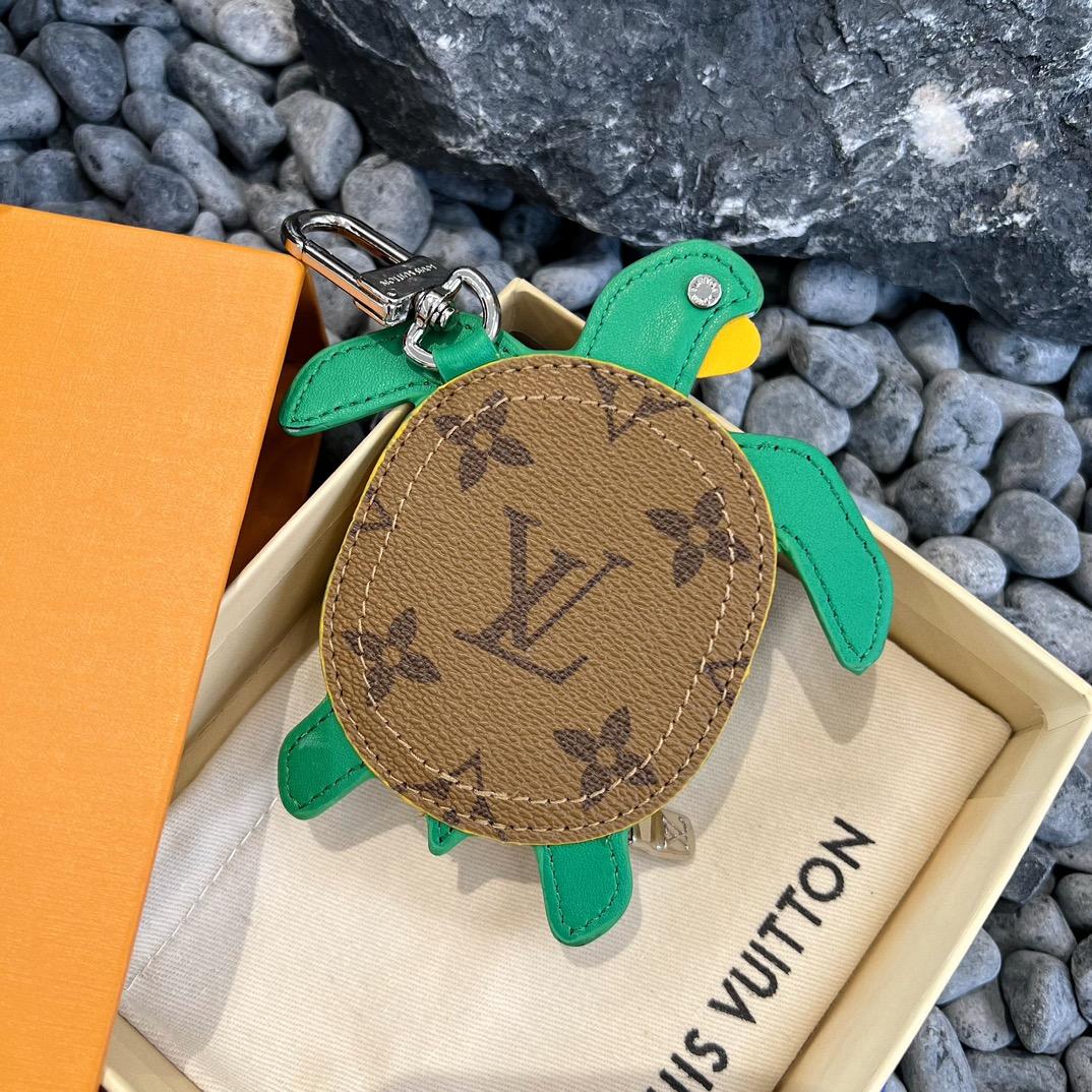 Louis Vuitton LV Turtle Pouch Bag Charm   - FashionPlug