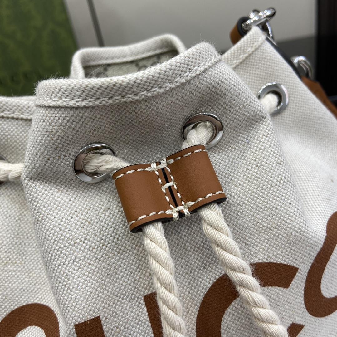 Gucci Mini Shoulder Bag With Gucci Print - FashionPlug