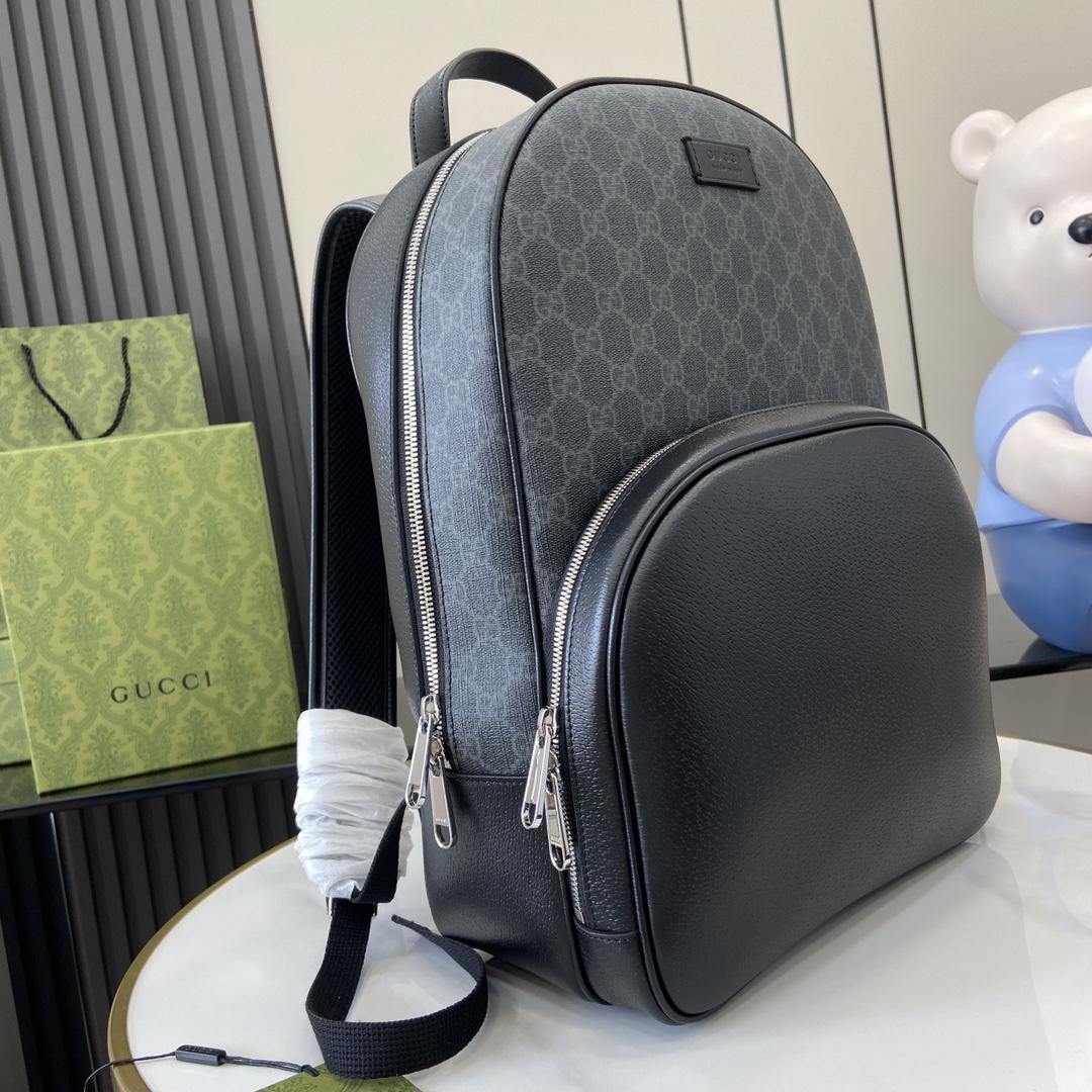 Gucci Medium GG Backpack With Tag - FashionPlug