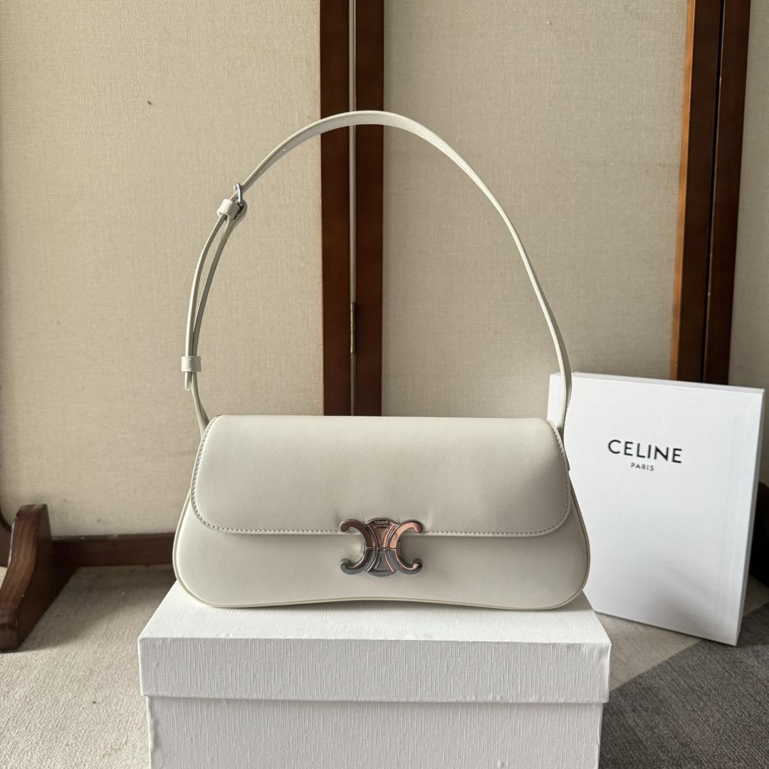 Celine Medium Celine Lola Bag In Shiny Calfskin - FashionPlug