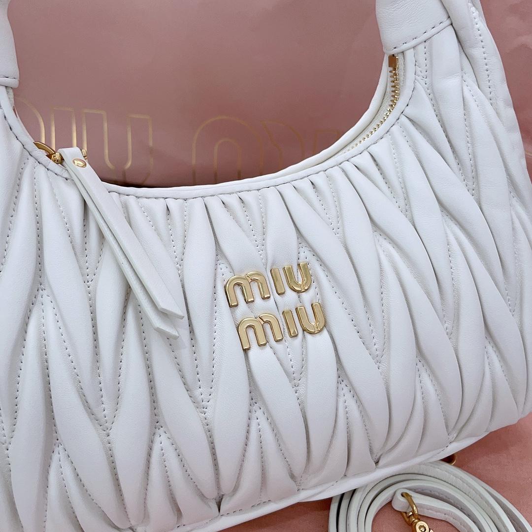 Miu Miu Wander Hobo Bag (25X18X7cm) - FashionPlug