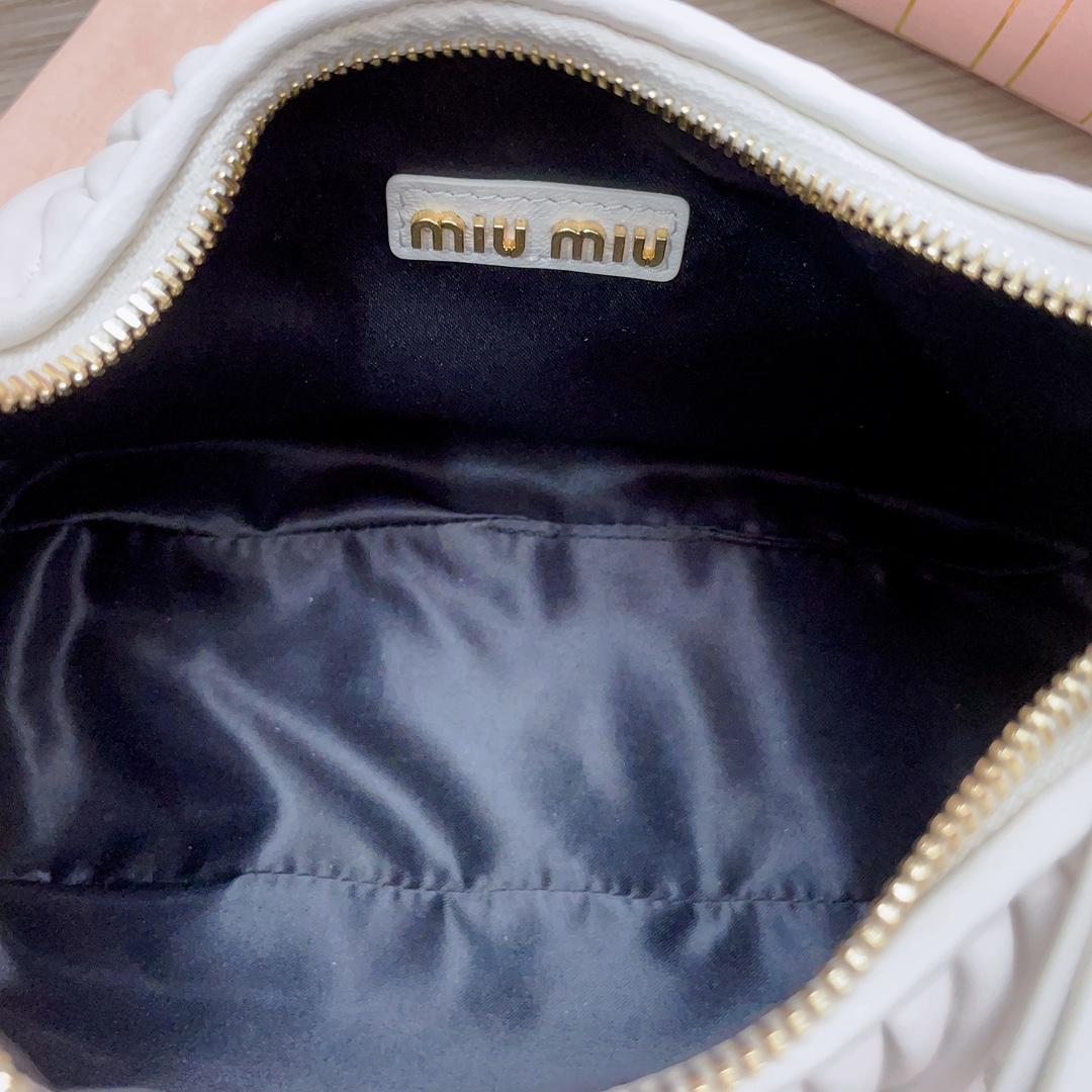 Miu Miu Wander Hobo Bag (25X18X7cm) - FashionPlug