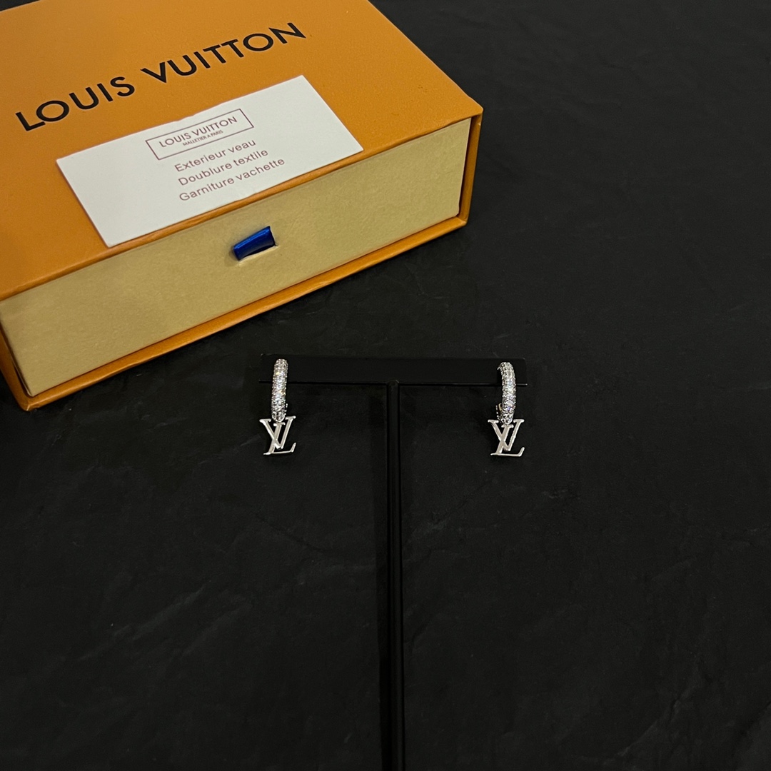 Louis Vuitton LV Iconic Earrings   - FashionPlug