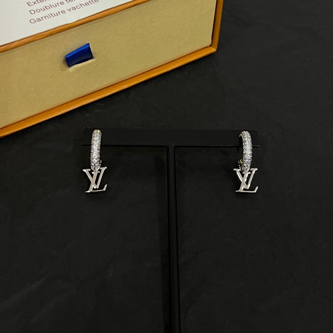 Louis Vuitton LV Iconic Earrings   - FashionPlug
