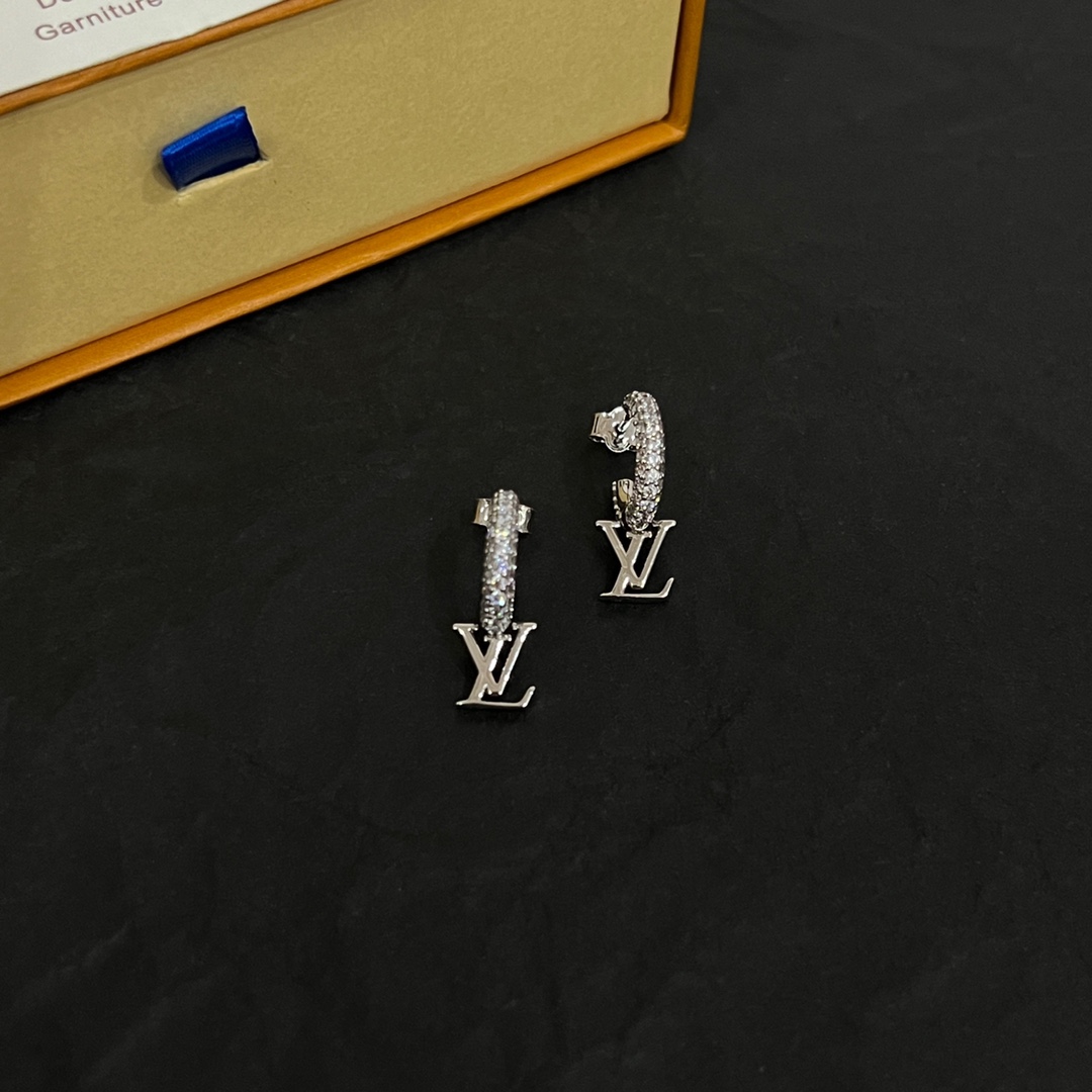 Louis Vuitton LV Iconic Earrings   - FashionPlug