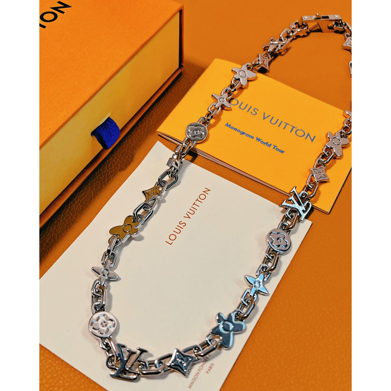 Louis Vuitton Monogram Craggy Necklace  M01880 - FashionPlug