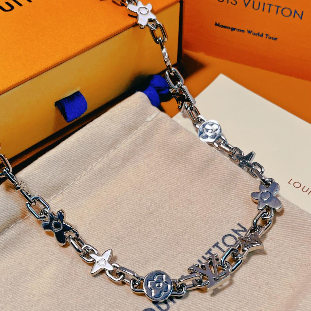 Louis Vuitton Monogram Craggy Necklace  M01880 - FashionPlug