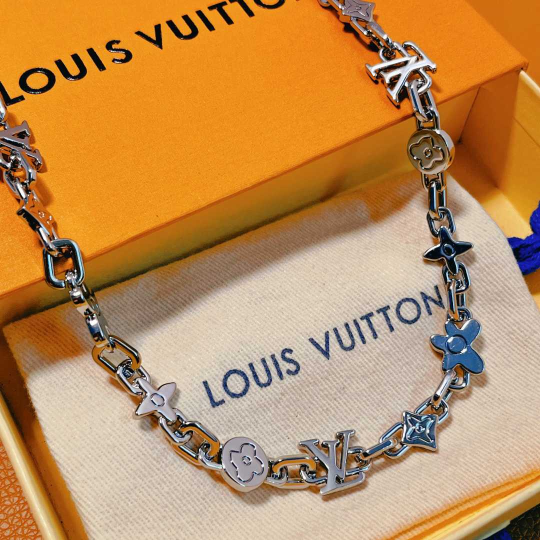 Louis Vuitton Monogram Craggy Necklace  M01880 - FashionPlug