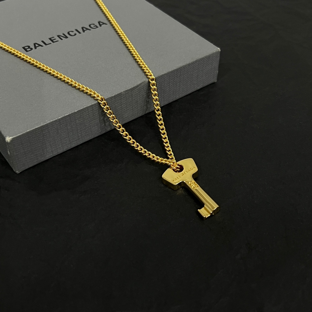 Balenciaga Amour Key Necklace  - FashionPlug