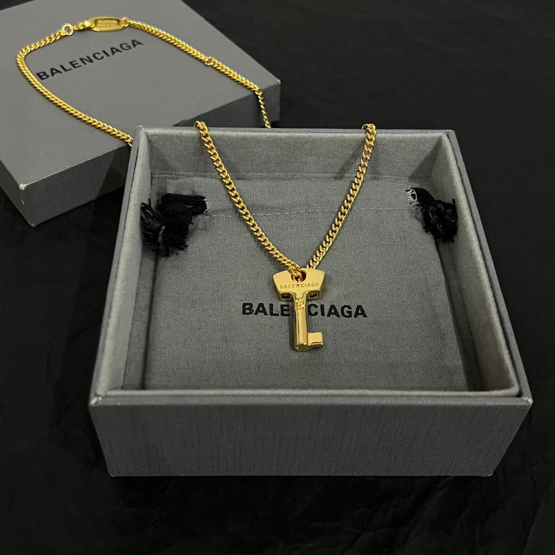 Balenciaga Amour Key Necklace  - FashionPlug
