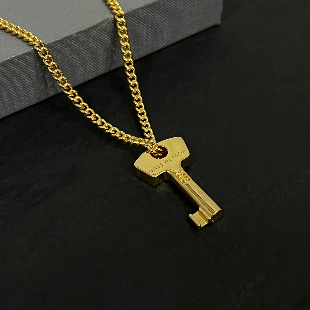 Balenciaga Amour Key Necklace  - FashionPlug